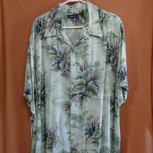 Croft & Barrow-Mens Button Down Short Sleeve Shirt